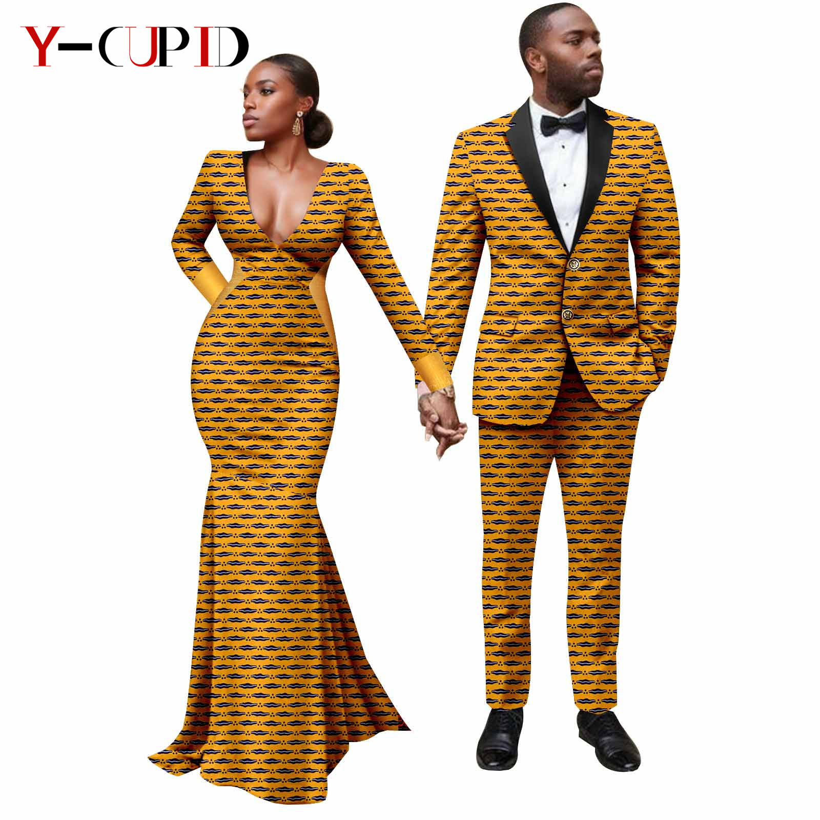 Dashiki Shirt Men - African Print Long Dresses for Women
