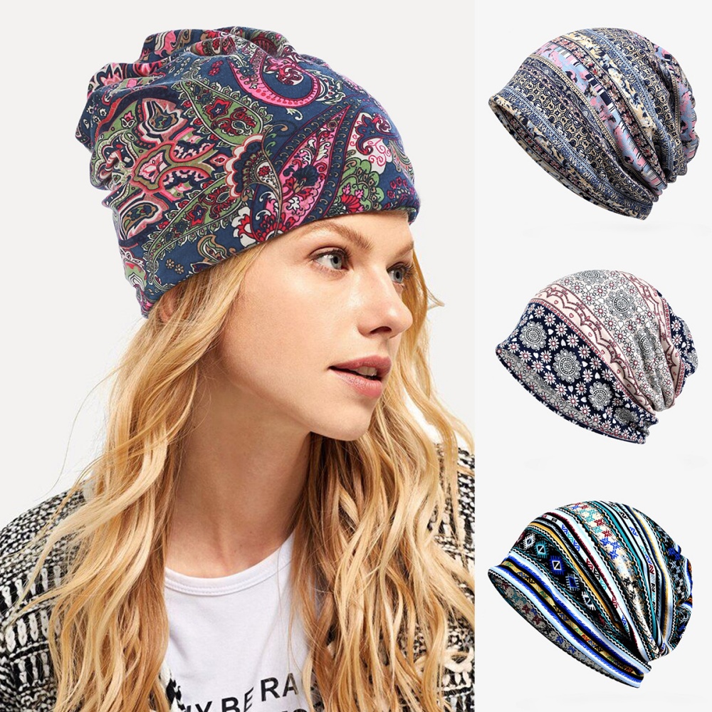 Winter Ethnic Fashion For Women - Damessjaal met dubbele functie, capuchon, muts,