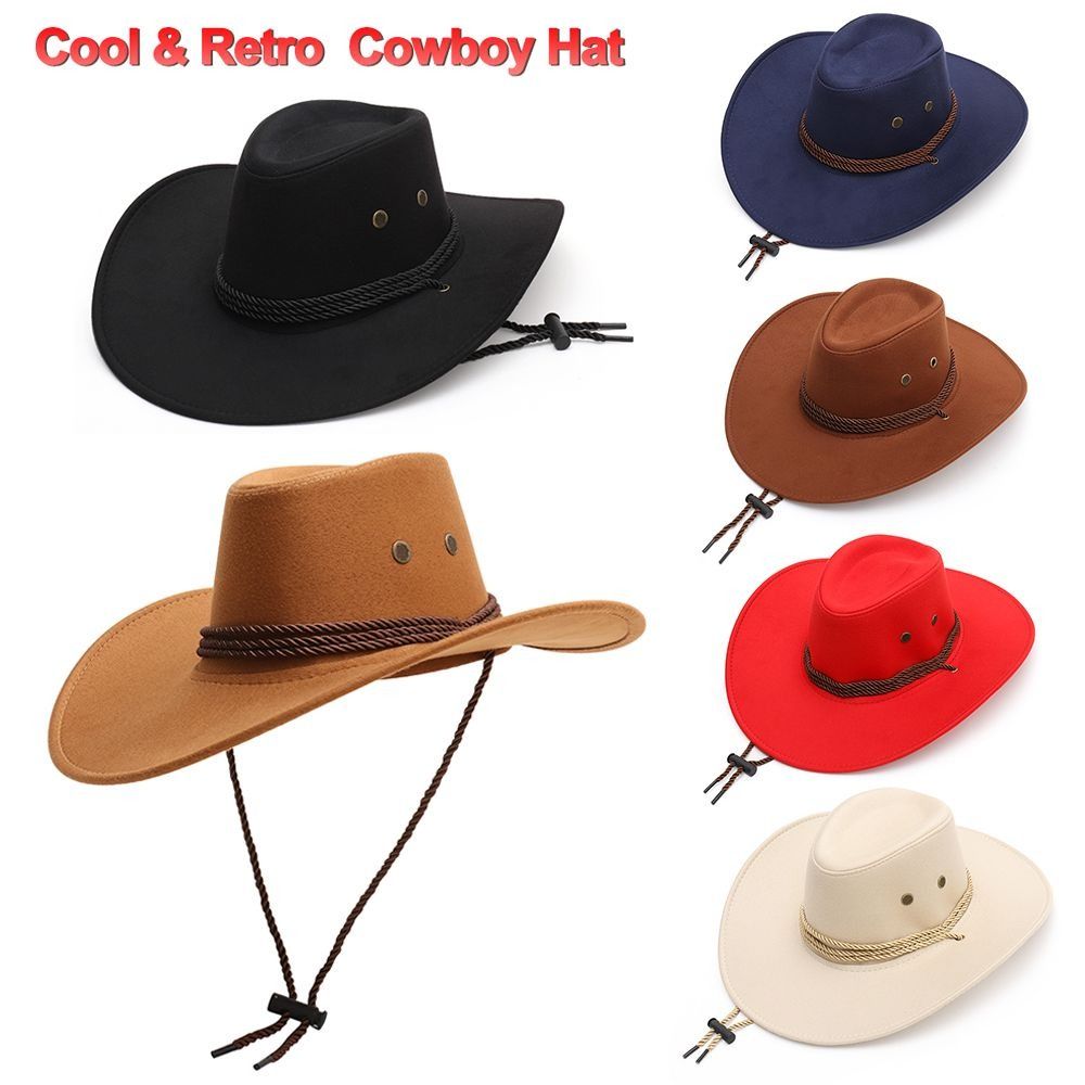 Winter Ethnic Fashion For Women - Mode Westerse stijl Western cowboyhoed Etnische