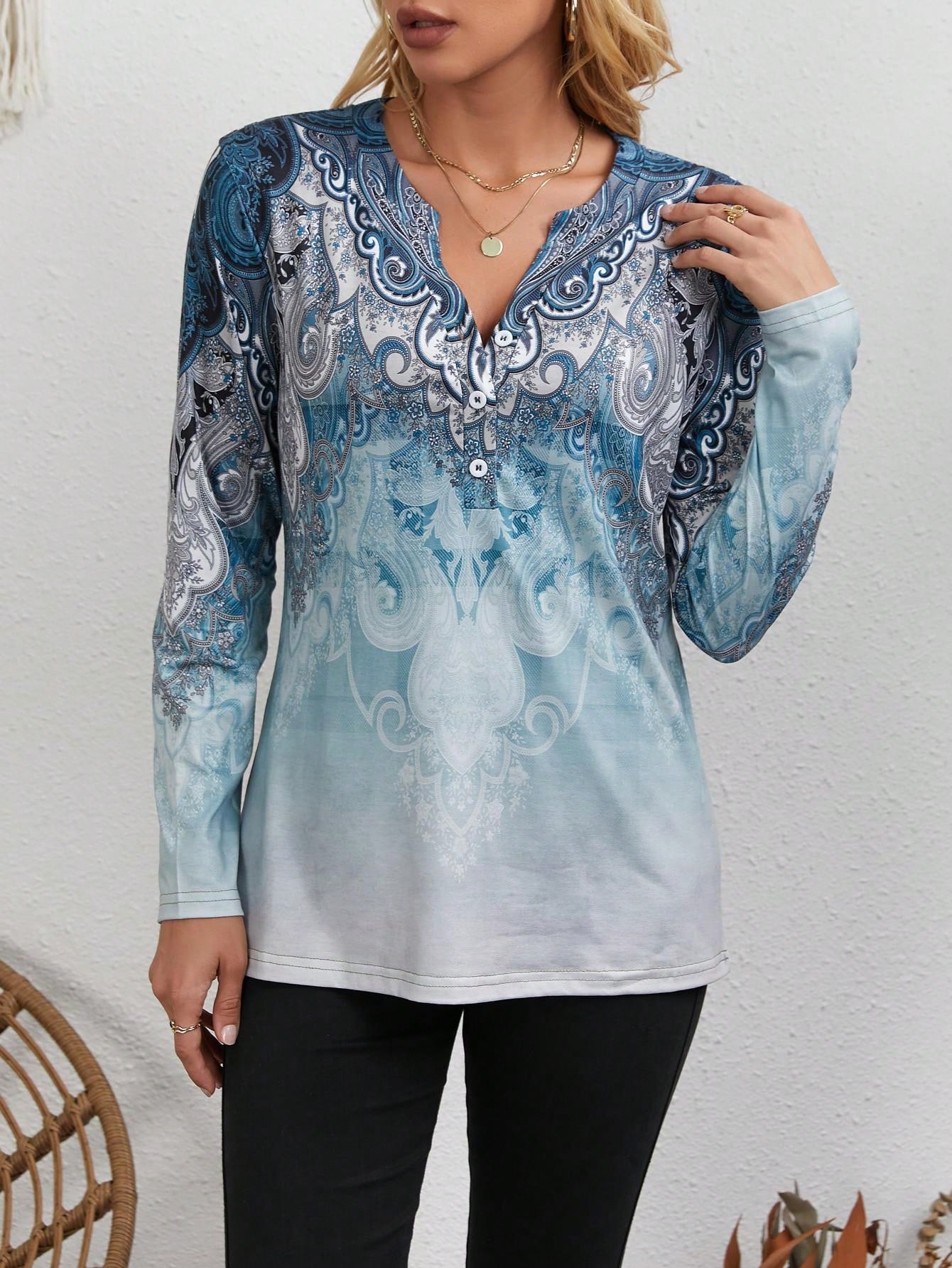 Dames top in etnische stijl: v - Ethnic Style recensie en prijs