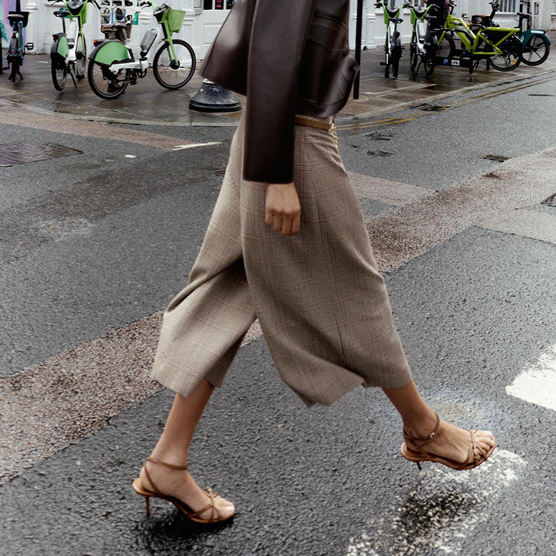 Hoge taille losse geruite lang - Ethnic Clothing & Online Fashion Store Khaadi Us recensie en prijs