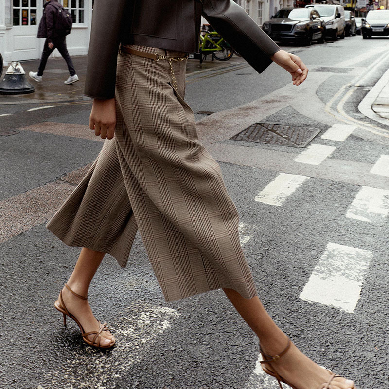 Hoge taille losse geruite lang - Ethnic Clothing & Online Fashion Store Khaadi Us recensie en prijs