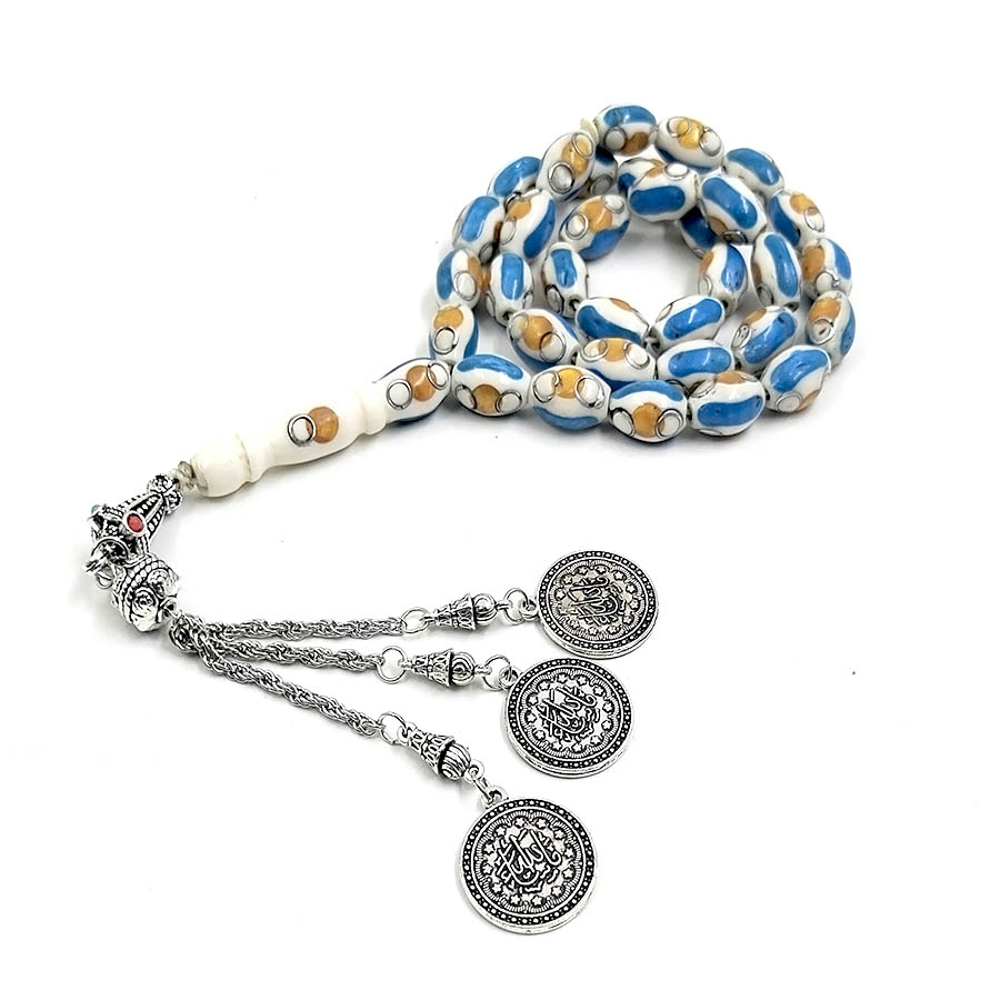 Kamelenbot Tasbih met blauwe l - Ethnic Fashion Online recensie en prijs