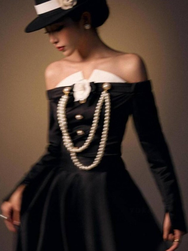 Zwarte Hepburn vintage bruidsj - Ethnic Fashion Studio recensie en prijs