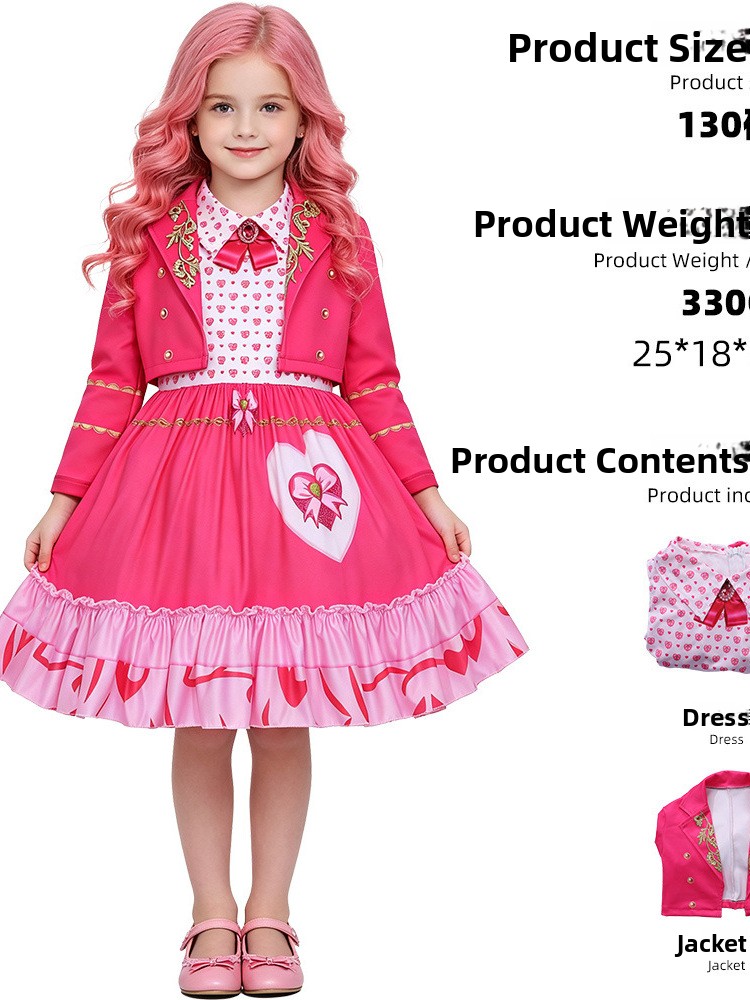 Nieuwe roze jurk cosplay perfo - Ethnic Fashion Online recensie en prijs