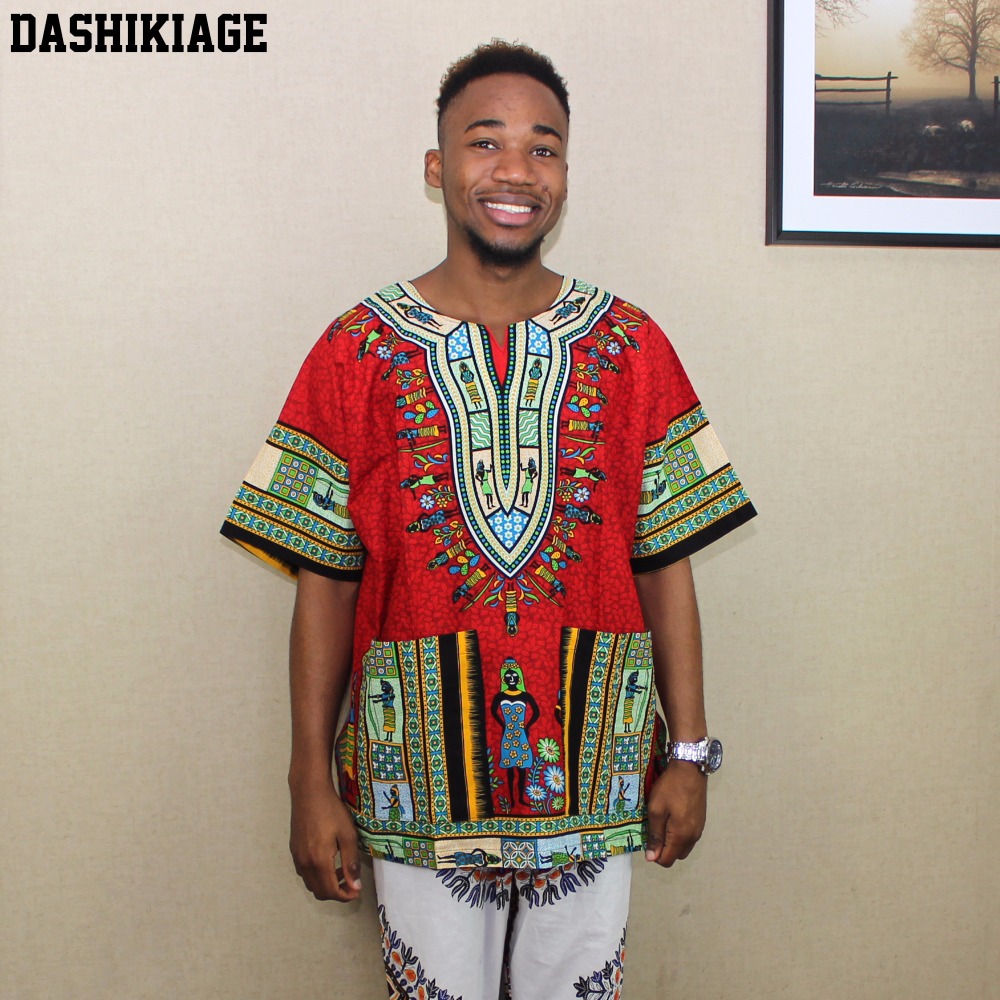 (Snelle Verzending) 2016 Nieuw - Dashiki Shirt Men recensie en prijs
